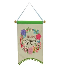 National Tree Company 18" Happy Spring Banner