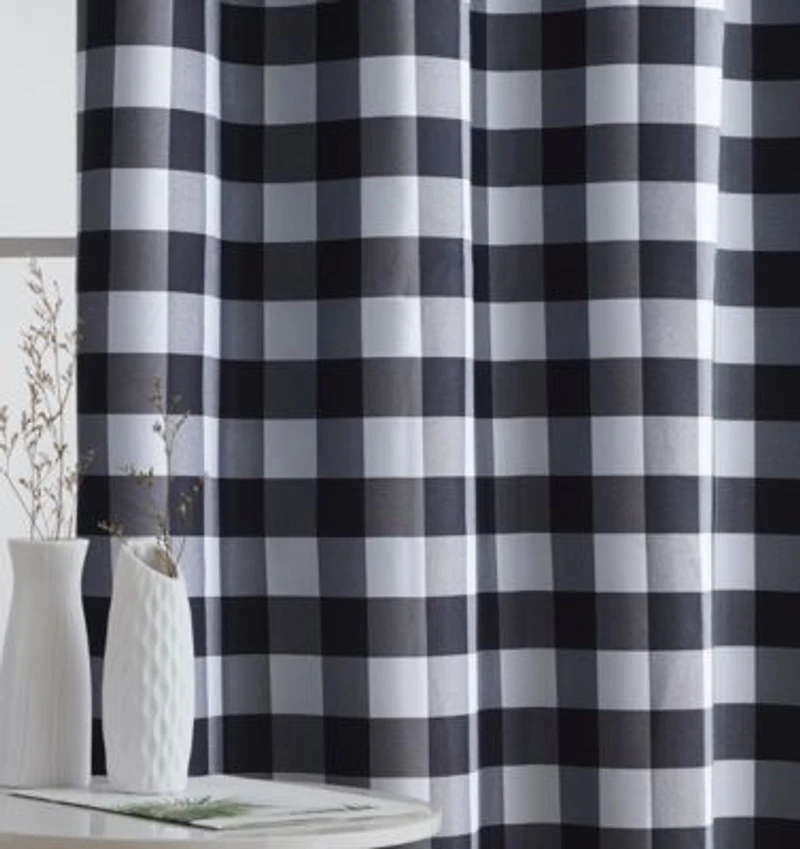 Andersen Buffalo Check Plaid 100 Blackout Thermal Insulated Energy Savings Heat Cold Blocking Grommet Curtain Drapery Panels For Bedroom Living Room 2 Panels