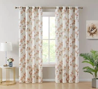 Hlc.Me Herringbone Lace Sheer Kitchen Cafe Curtain Tiers For Small Windows Bathroom