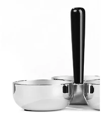 Nambe Circa Divided Nut Bowl