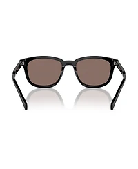 Prada Iconic Plaque Wayfarer Rectangle Men's Sunglasses, Pr A21S