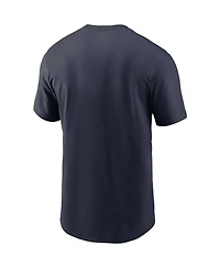 Men's Nike Navy Chicago Bears Lockup Essential T-shirt