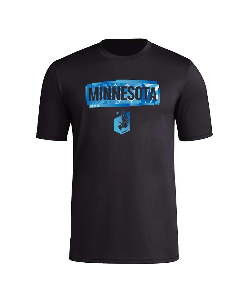 Men's adidas Black Minnesota United Fc Local Pop Aeroready T-shirt