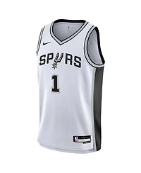 Big Boys Nike Victor Wembanyama White San Antonio Spurs Swingman Jersey - Association Edition