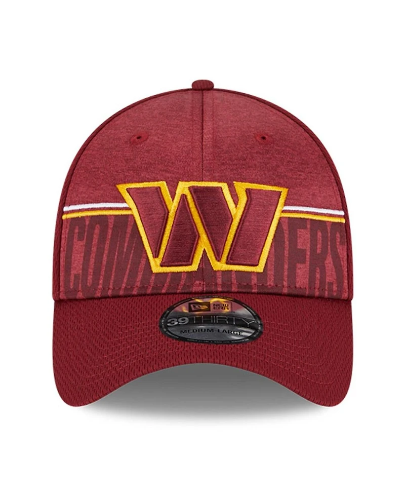 Men's New Era Burgundy Washington Commanders 2023 Nfl Training Camp 39THIRTY Flex Fit Hat