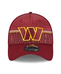 Men's New Era Burgundy Washington Commanders 2023 Nfl Training Camp 39THIRTY Flex Fit Hat