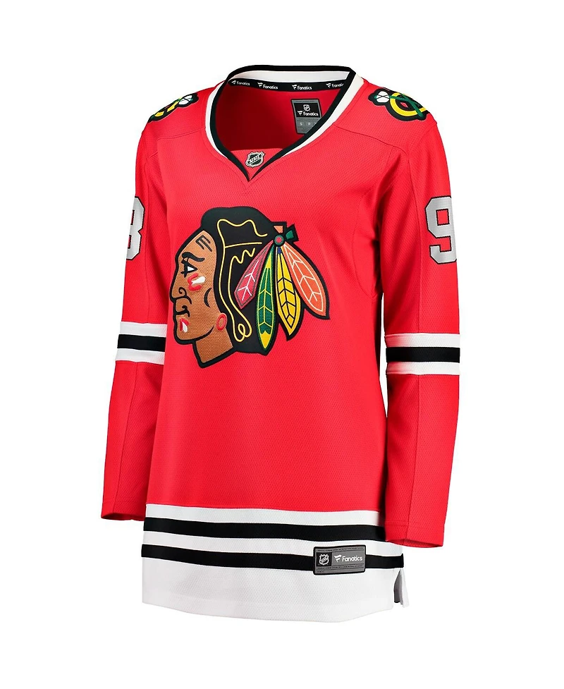 Women's Fanatics Connor Bedard Red Chicago Blackhawks Home Breakaway Player Jersey