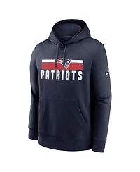 Men's Nike Navy New England Patriots Club Fleece Pullover Hoodie
