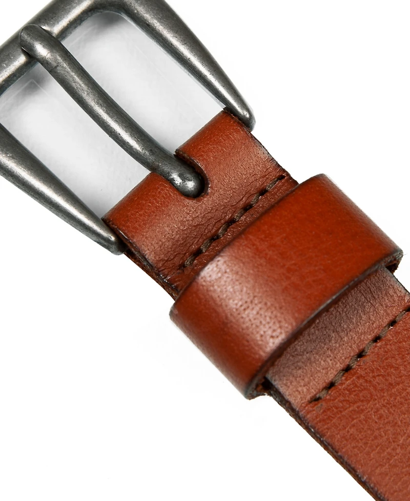 Lucky Brand Turquoise Beaded Stripe Leather Belt