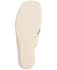 Dkny Women's Maryn Crossband Espadrille Platform Wedge Sandals