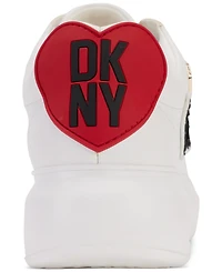 Dkny Jewel City Signs Lace-Up Low-Top Platform Sneakers