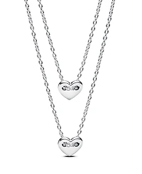 Pandora Forever Always Splittable Heart Collier Necklaces