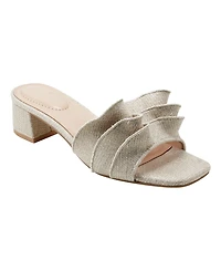 Bandolino Women's Rista Ruffle Detail Dress Slide Sandals