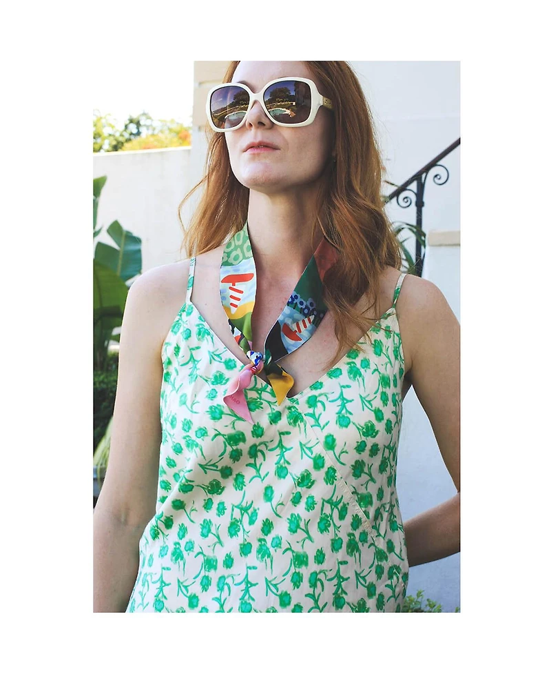 Jessie Zhao New York Silk Twilly Of Summer