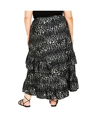 City Chic Plus Brinley Skirt