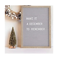 Bellamy 12" x 17" Wood Letter Board Set With Felt Facing