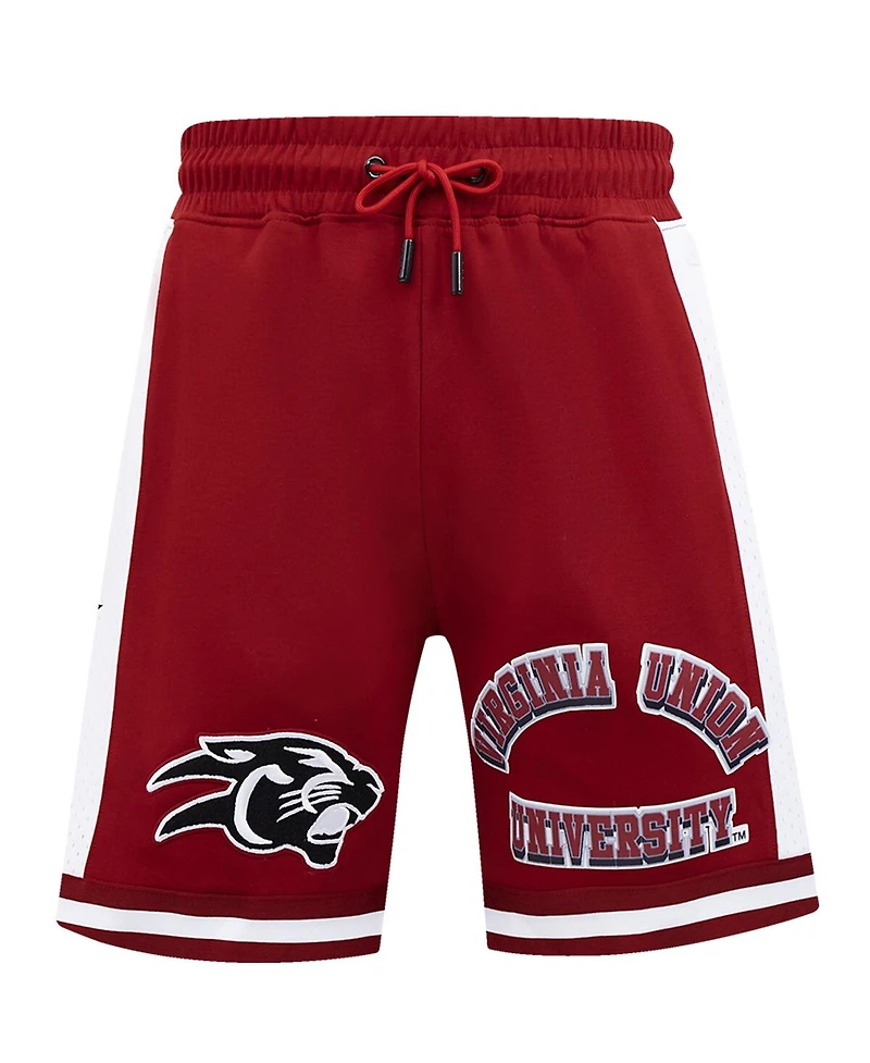 Men's and Women's Pro Standard Red Virginia Union University 2024 Nba All-Star Game x Hbcu Classic Chenille Shorts