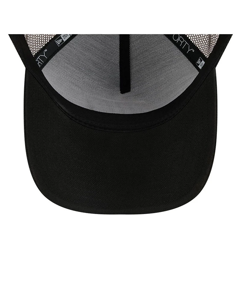 Men's New Era Black Nascar Camo 9FORTY A-Frame Trucker Adjustable Hat
