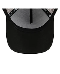 Men's New Era Black Nascar Camo 9FORTY A-Frame Trucker Adjustable Hat