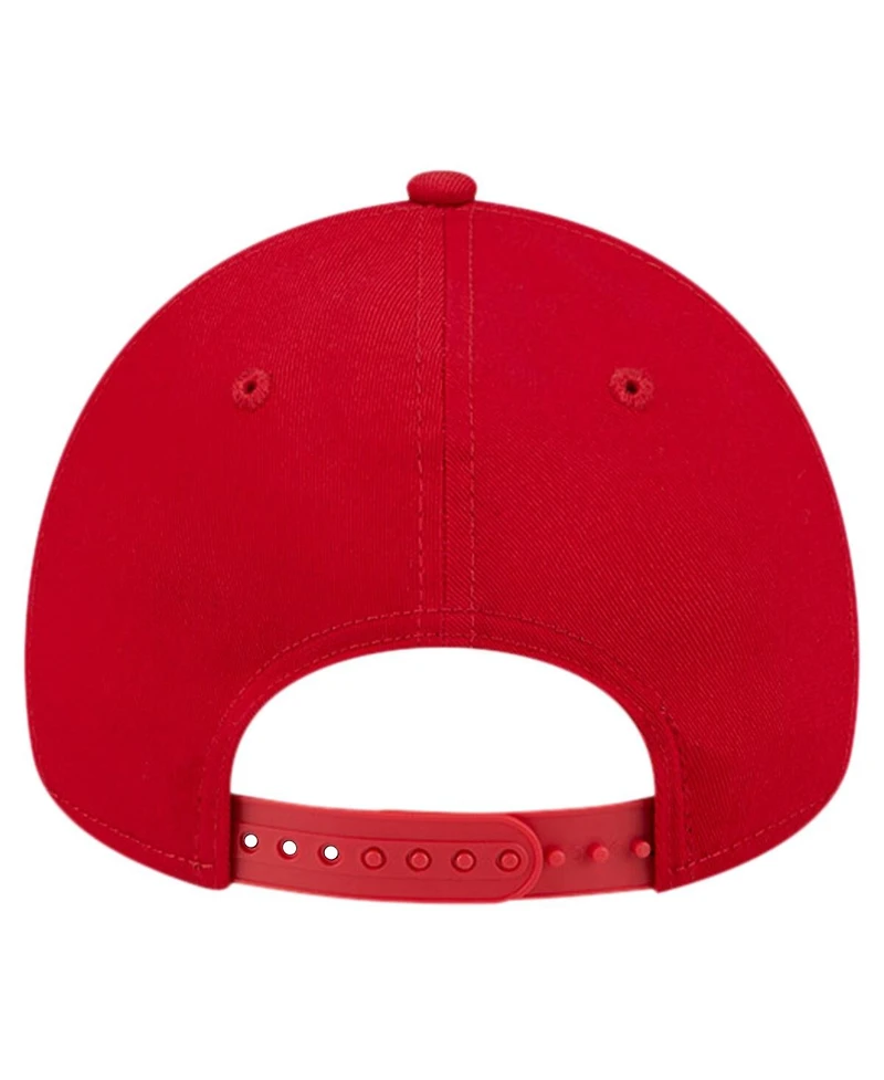 Men's New Era Red St. Louis Cardinals Team Color A-Frame 9FORTY Adjustable Hat