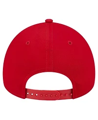 Men's New Era Red St. Louis Cardinals Team Color A-Frame 9FORTY Adjustable Hat