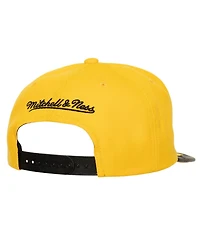 Men's Mitchell & Ness Black, Gold Los Angeles Lakers Day One Snapback Hat