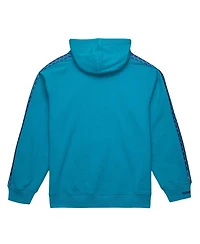 Men's Mitchell & Ness Teal Charlotte Hornets Hardwood Classics Nights Raglan Pullover Hoodie