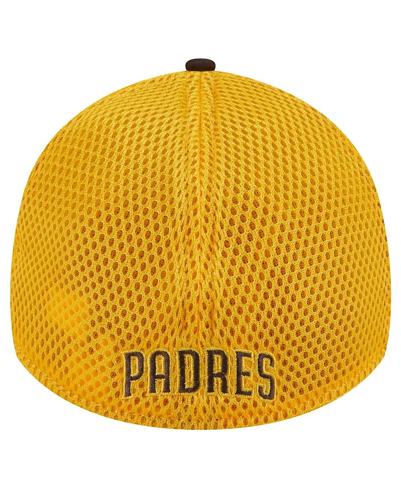 Men's New Era Brown San Diego Padres Neo 39THIRTY Flex Hat