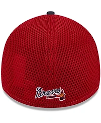 Men's New Era Navy Atlanta Braves Neo 39THIRTY Flex Hat