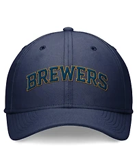 Men's Nike Navy Milwaukee Brewers Evergreen Performance Flex Hat