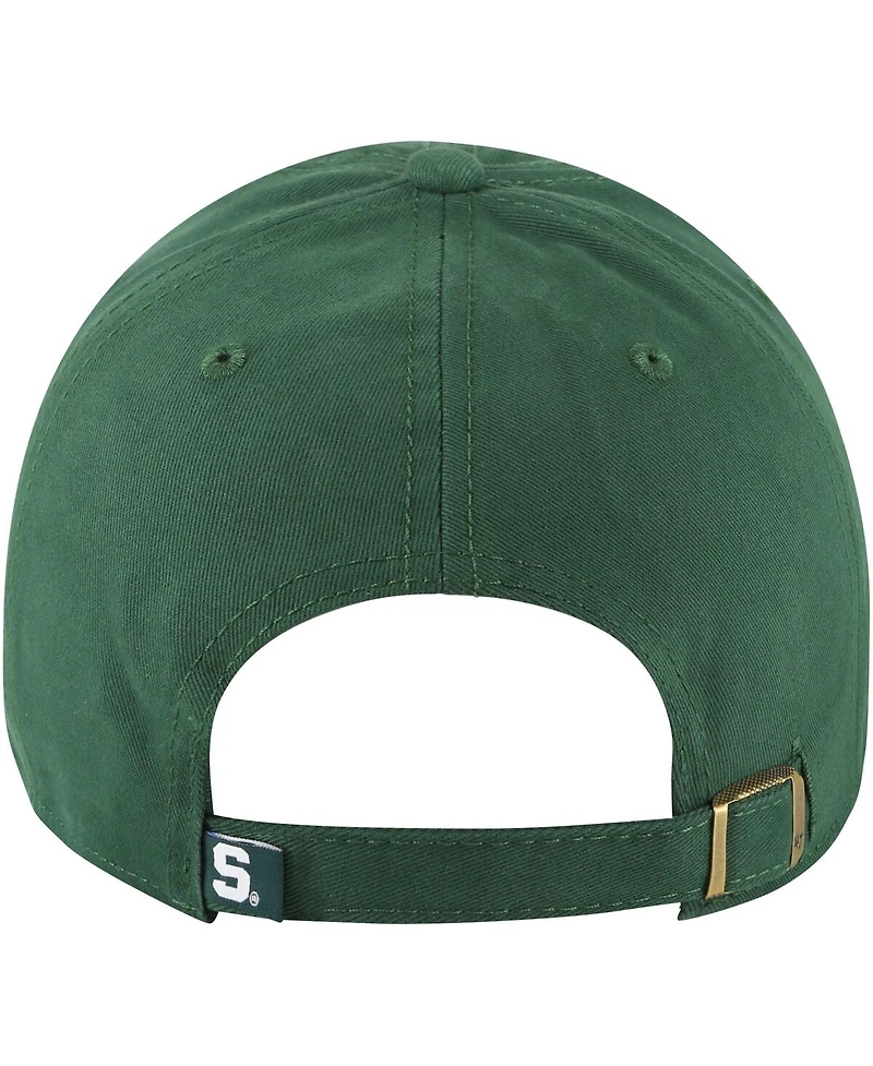 Women's '47 Brand Green Michigan State Spartans Sidney Clean Up Adjustable Hat