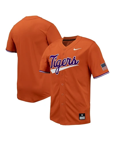 Nike Men's Clemson Tigers Replica Full-Button Baseball Jersey