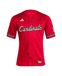 Men's adidas Red Louisville Cardinals Reverse Retro Replica Jersey Baseball