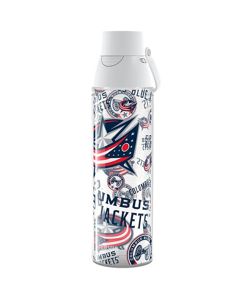 Tervis Tumbler Columbus Blue Jackets 24 Oz Allover Venture Lite Water Bottle
