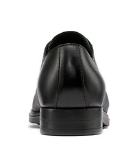 Karl Lagerfeld Paris Men's Leather Cap Toe Derby Lace-Up Shoes