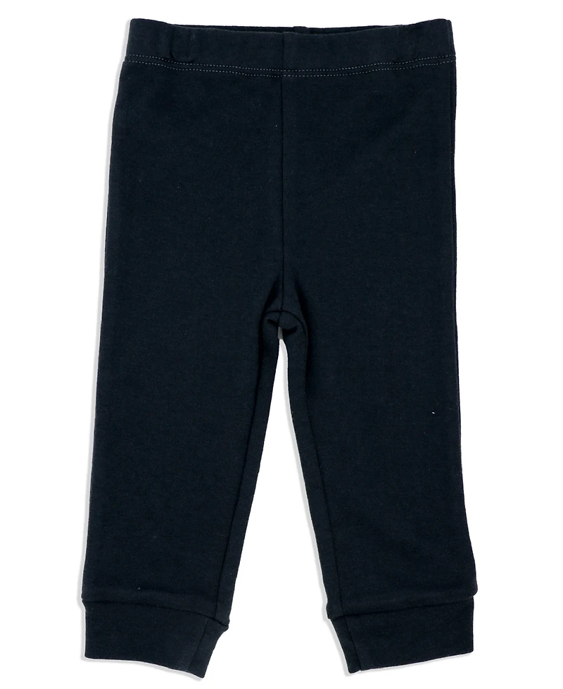 Baby Mode Boys Construction Long Sleeve Bodysuit, Pants and Socks, 3 Piece Set