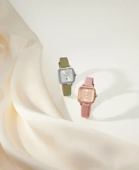Olivia Burton Women's Grosvenor Green Leather Watch 28mm