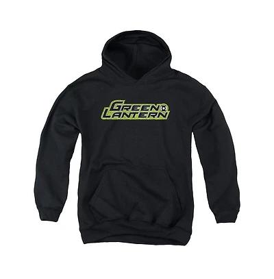 Green Lantern Youth Scribble Title Pull Over Hoodie / Hooded Sweatshirt