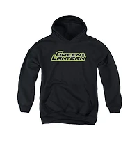 Green Lantern Youth Scribble Title Pull Over Hoodie / Hooded Sweatshirt