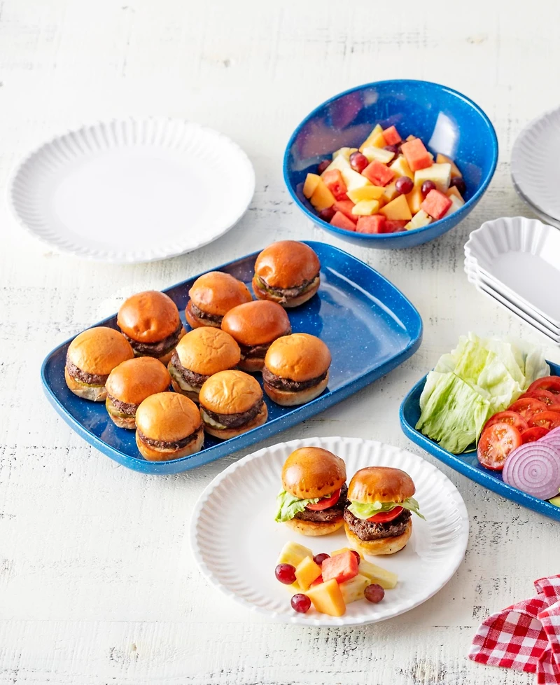 Fortessa Melamine Street Eats Paper Plates