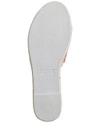 Karl Lagerfeld Paris Cherie Logo Slip-On Espadrille Platform Slide Sandals