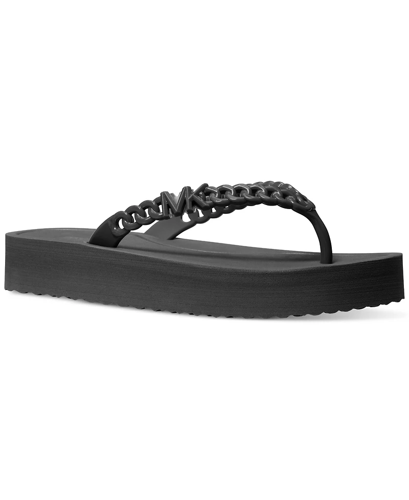 Michael Kors Zaza Slip-On Platform Flip Flop Sandals
