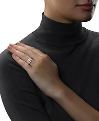 Star Wars Wonder Fine Jewelry Diamond Ahsoka Ring (1/4 ct. t.w.) Sterling Silver & Rose Gold-Plate