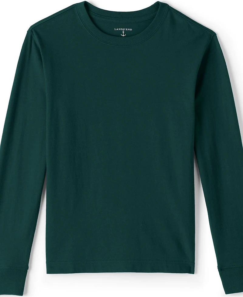 Lands' End Boys Long Sleeve Essential T-shirt