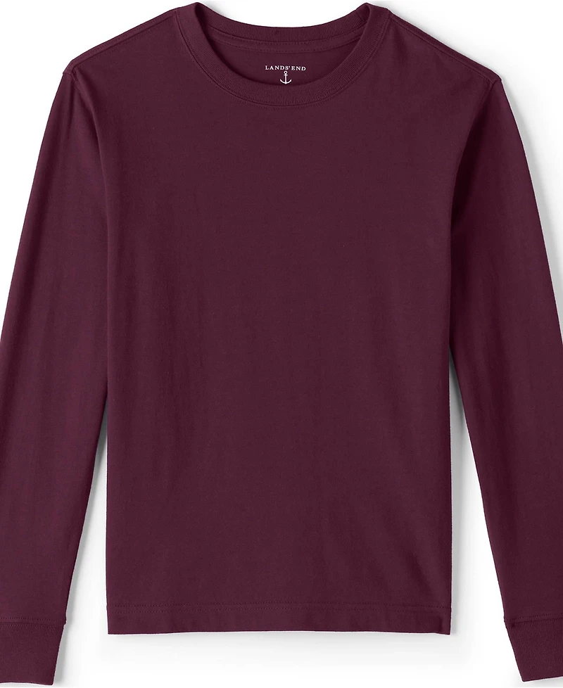 Lands' End Boys Long Sleeve Essential T-shirt