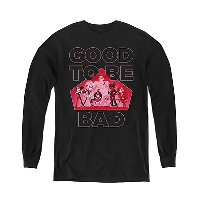 Dc Superhero Girls Youth Comics Good To Be Bad Long Sleeve Sweatshirt