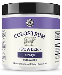 Colostrum Powder 40% IgG – Usa Sourced Bovine Colostrum Supplement for Immune Support, Gut Health, Muscle Recovery, and Overall Wellness