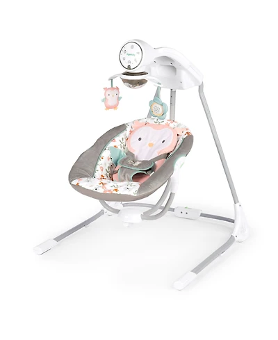 Ingenuity InLighten 5-Speed Baby Swing - Swivel Infant Seat