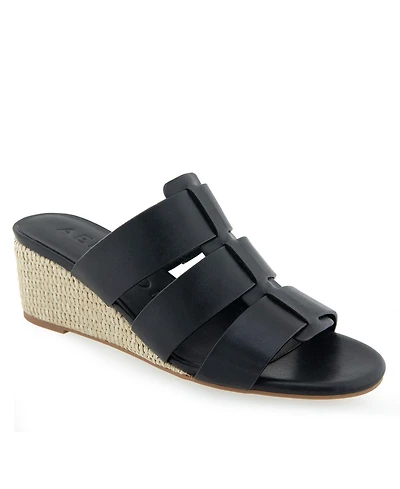 Aerosoles Women's Wilma Slip-On Wedge Sandals