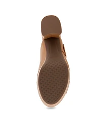 Aerosoles Women's Collin Buckle Slip-On Platforms